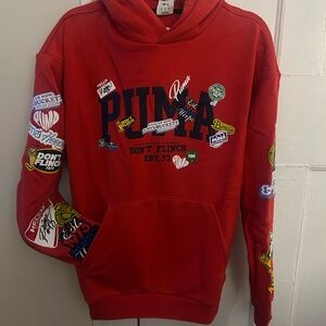 PUMA Men's Red Sticker Pack Hoodie